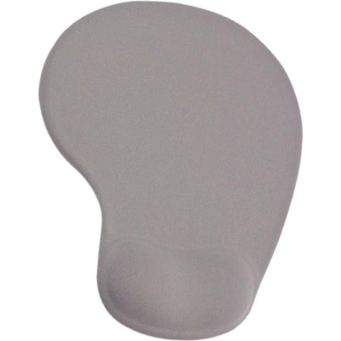 Protège-poignet ergonomique en gel de silice pour ordinateur portable et PC 19x23 cm gris