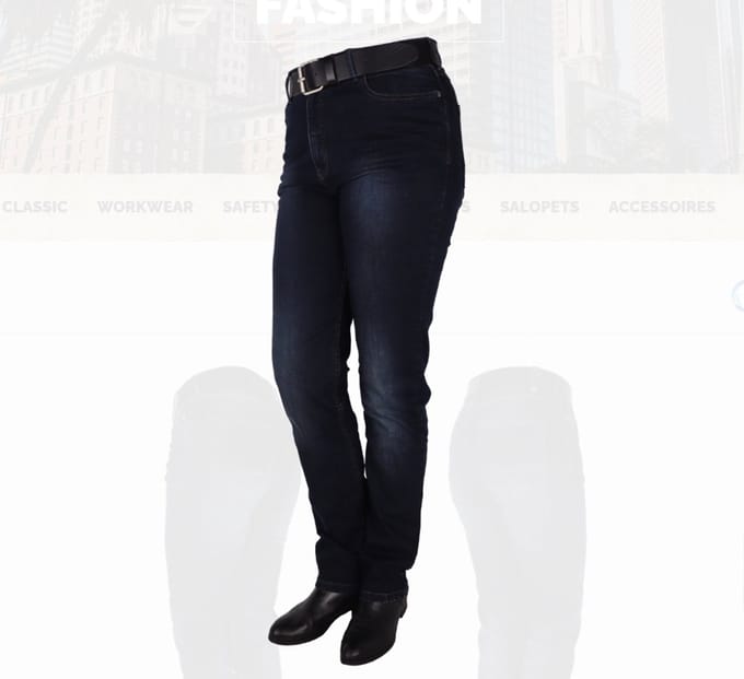 Crosshatch BEE Spijkerbroek dark zwart dames stretch regular fit maat 28/30