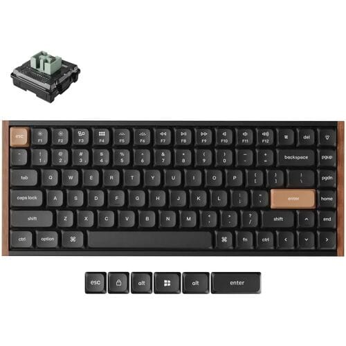 Keychron K3 HE - Magnetisch Toetsenbord - Draadloos - US Qwerty - 75% - Zwart