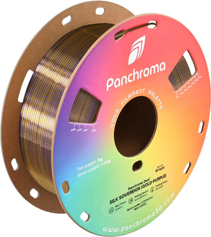 Polymaker Panchroma Dual Silk Sovereign (Goud Paars) PLA 3D filament 1,75mm 1kg