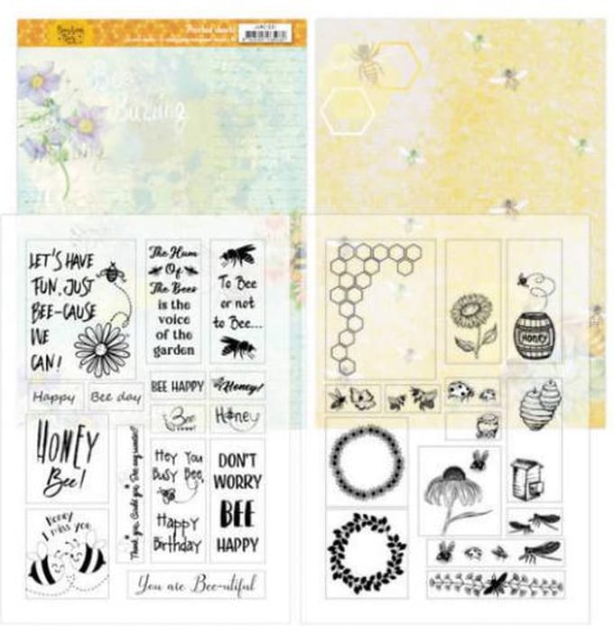Mica Sheets - Jeanines Art - Buzzing Bees
