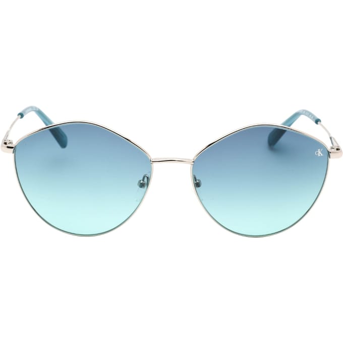 Calvin Klein Blue Gradient Lensed Silver Zonnebril