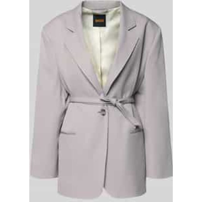 Slim fit longblazer met viscose Model 'JALARA'