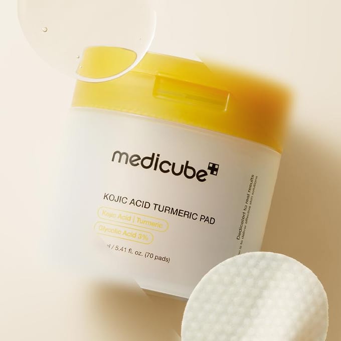 [medicube] Kojiczuur Kurkuma Pad 160ml 70 stuks yellow