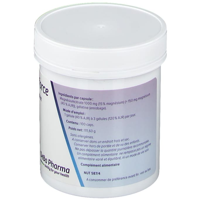 Deba Pharma Magneforce 1000mg 100 Capsules