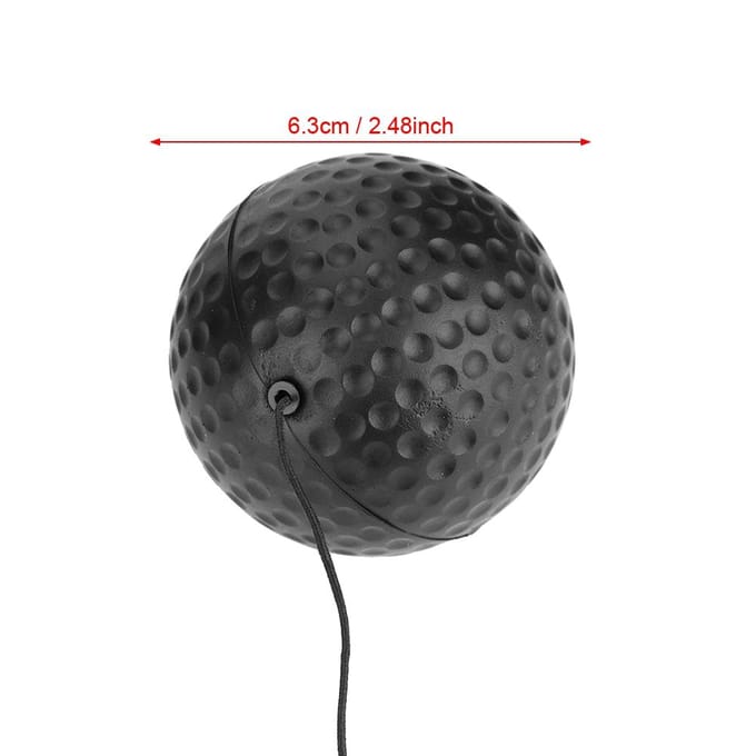 Boksuitrusting Vecht Stoot Reflexbal Met Hoofdband voor Training Boksen Stressverlichting Zwart black