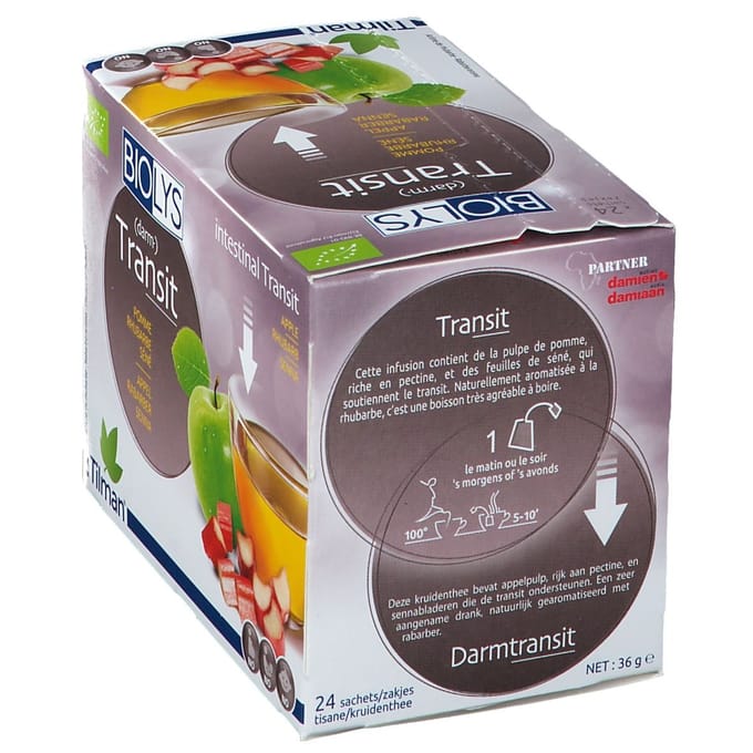 Biolys Appel - Rabarber Senna 24 Filterzakje