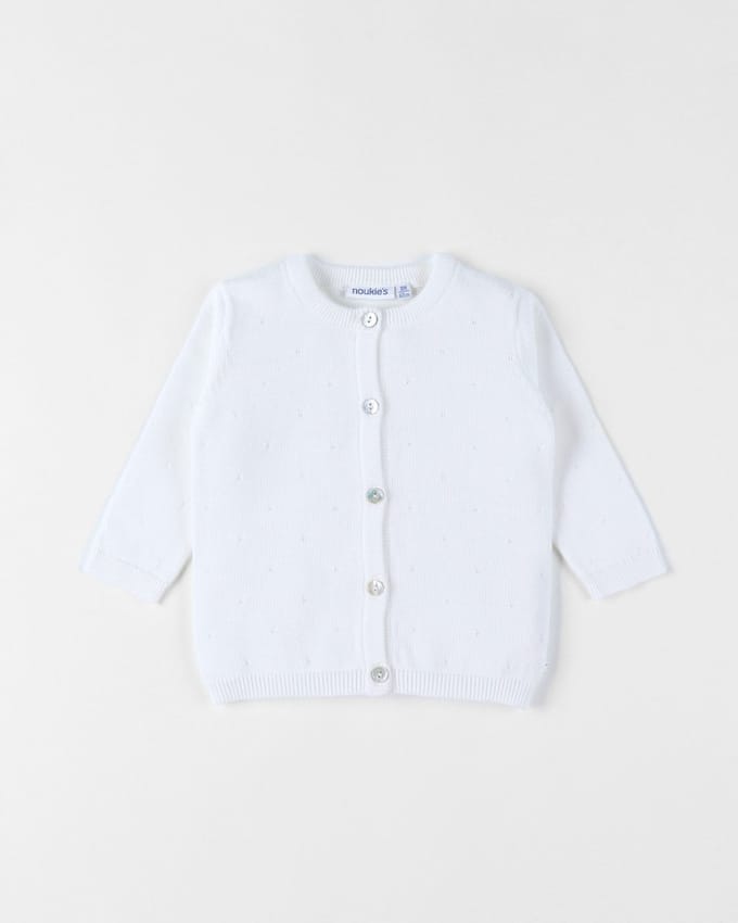 Noukie's - Gilet - Off white - Meisjes - Gebreid - 2 jaar 92