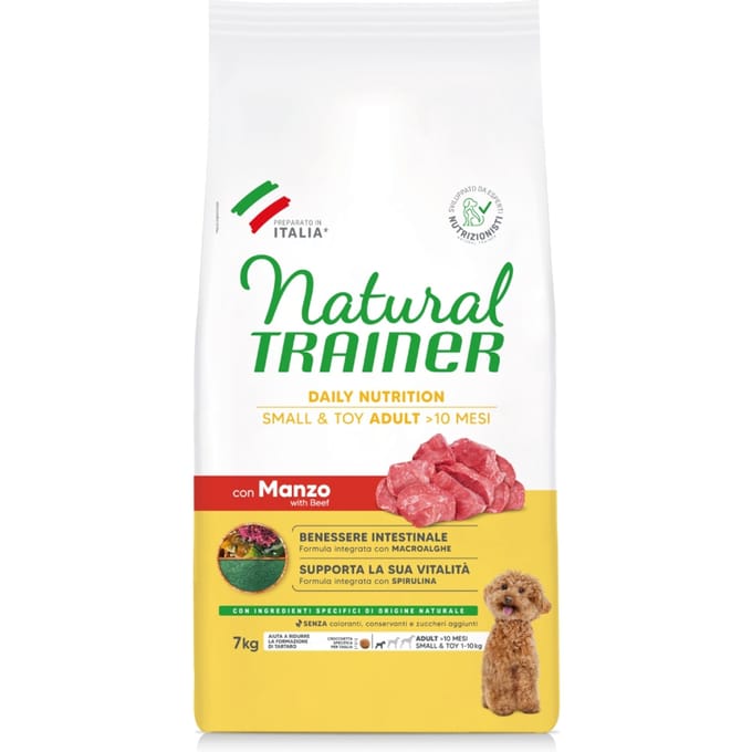 2x7kg Small & Toy Rund & Rijst Trainer Naturel droog hondenvoer