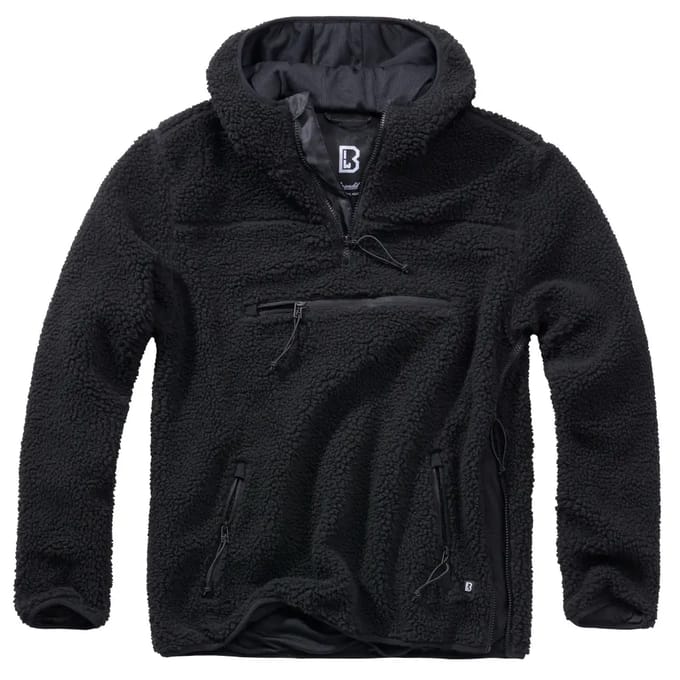 Brandit - Teddyfleece Worker Pullover Jas - 6XL - Zwart