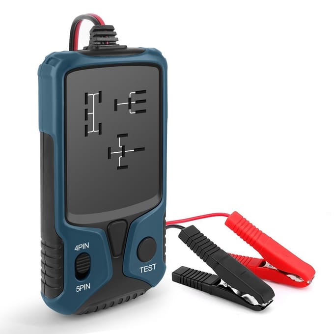 12V Auto Relais Tester Batterij Tester Automotive Elektronische Relais Tester LED Licht Indicator Auto black