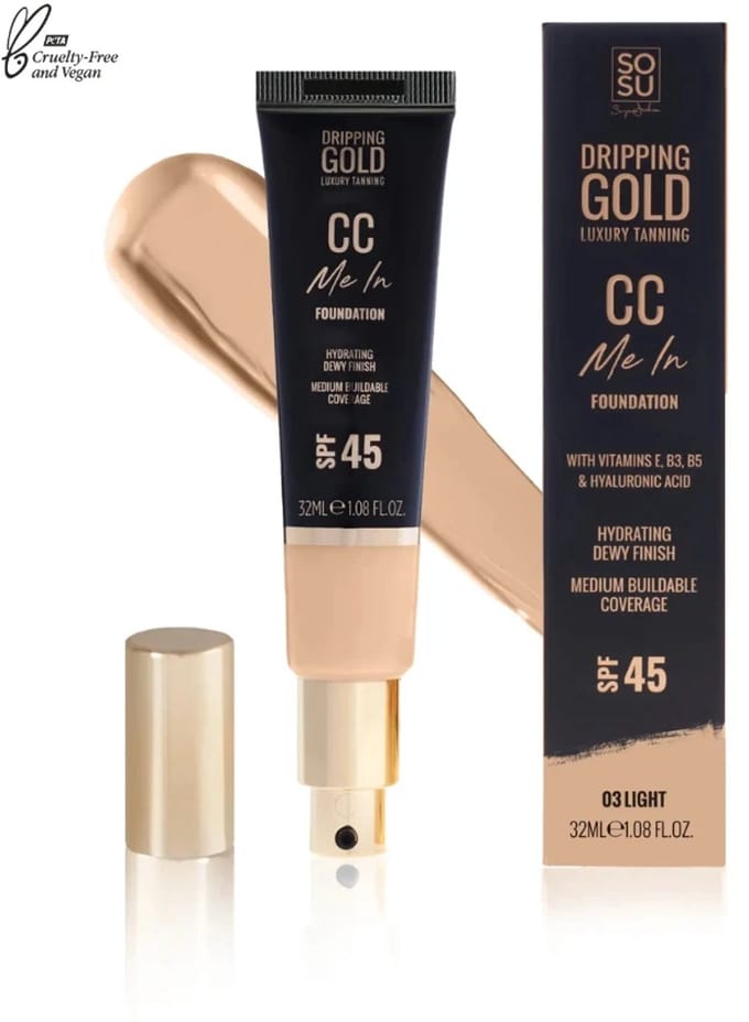 Dripping Gold | CC Me in Foundation 03 Light - SPF 45 - Vegan