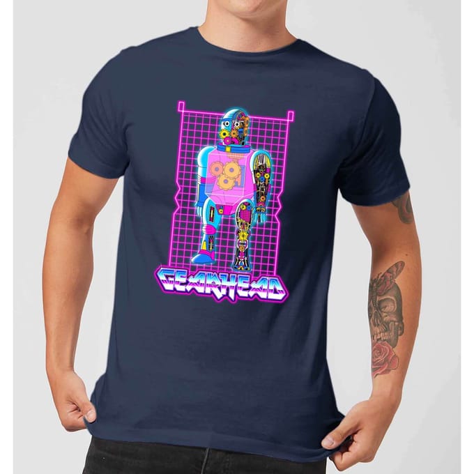 Rick and Morty Gearhead T-shirt - Navy - S