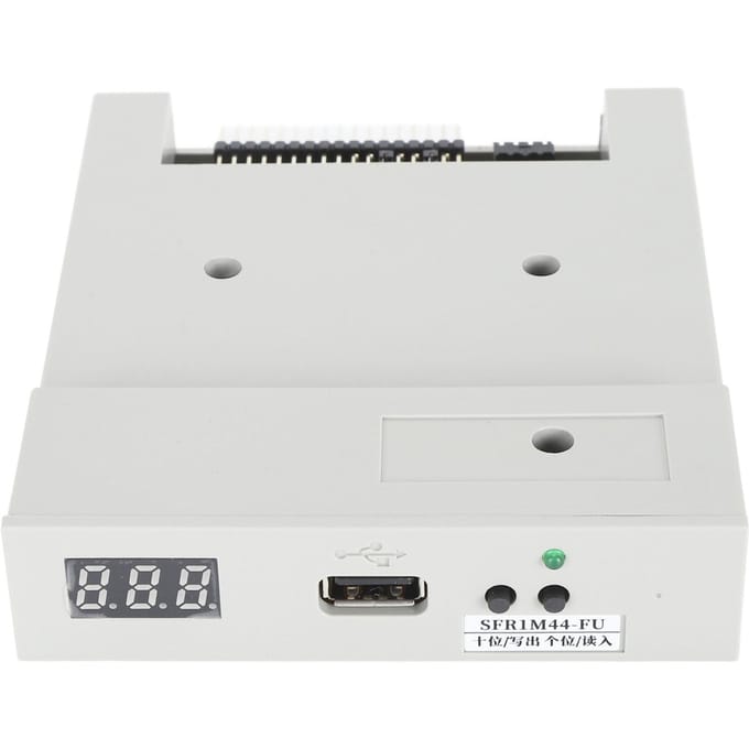 Émulateur de disquette SFR1M44 FU 1,44 Mo CPU 32 bits Émulateur de lecteur de disquette pour machine à broder d'ordinateur gray