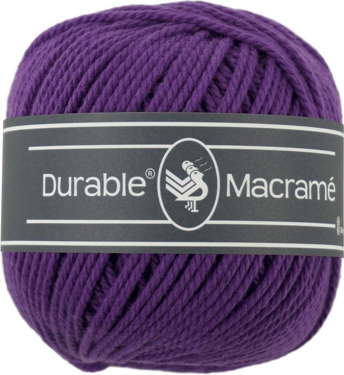Durable Macramé - 271 violet - Katoen Garen