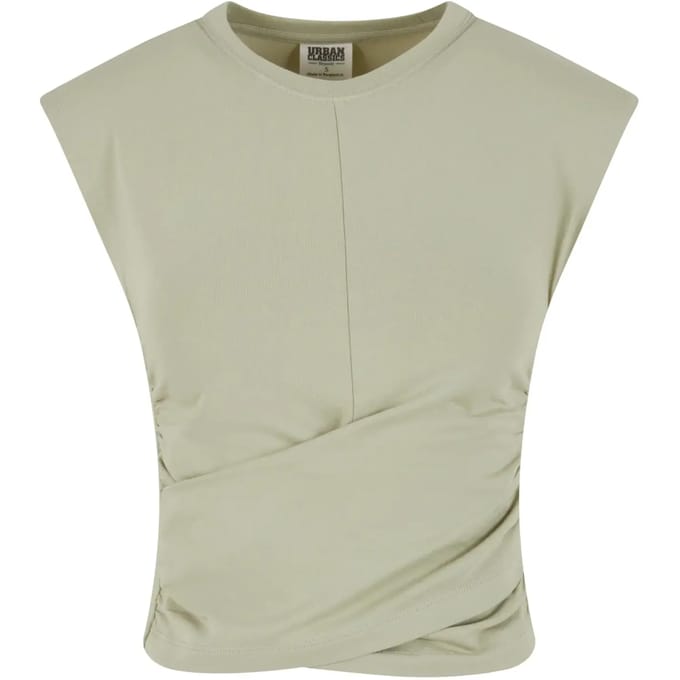 Urban Classics - Wrapped Mouwloze top - 5XL - Groen
