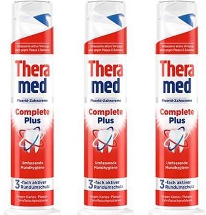 Theramed Tandpasta - Complete Plus - 3 x 100 ml Pomp
