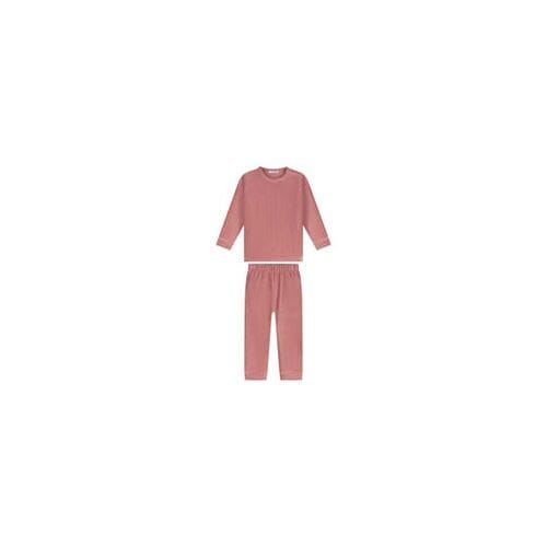 Prénatal peuter pyjama rib velour Dark Pink 80 dames