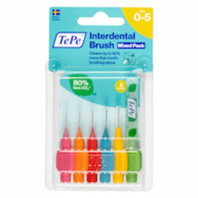 TePe Interdentale Ragers Original Gemengd - 3 x 6 stuks - Voordeelverpakking