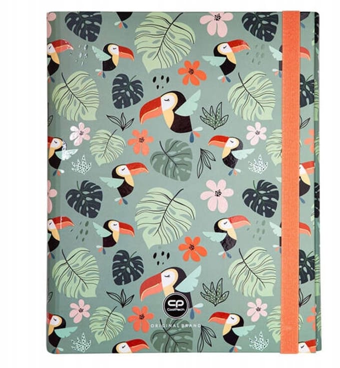 CoolPack A4 Kaart met Elastiek - Toekans Design