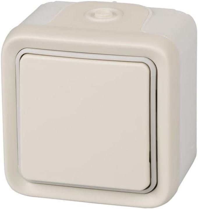 Waterdichte Drukknop Wit Opbouw IP55 Buiten Gebruik