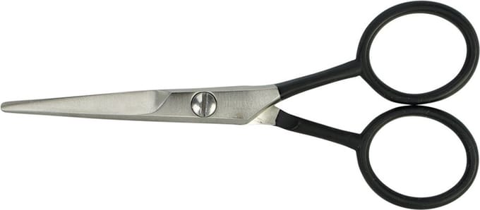 Homey's Kappersschaar - RVS - Microkarteling - 12cm - Zwart