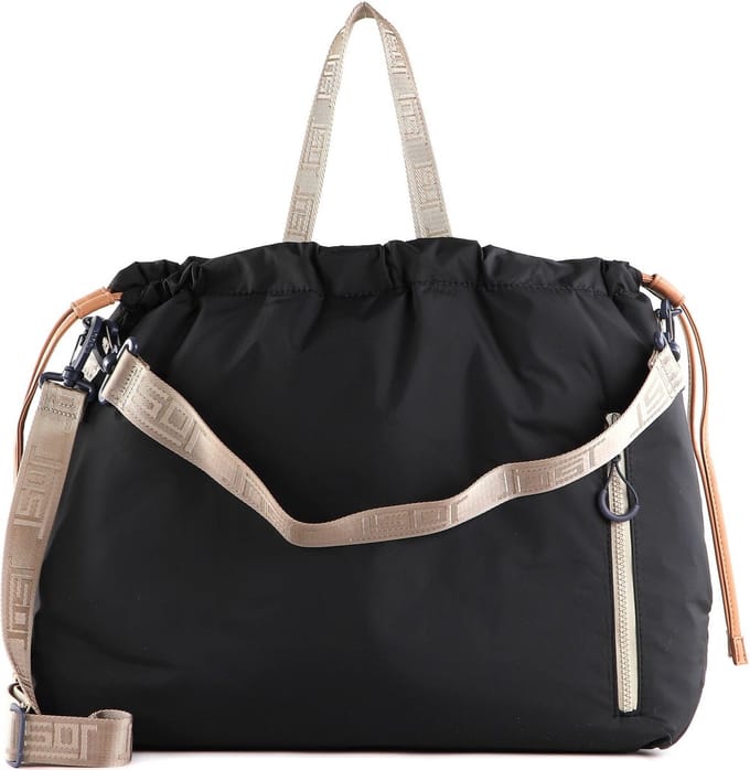 JOST Schoudertas met laptopvak Kemi Hobo Bag Black Zwart