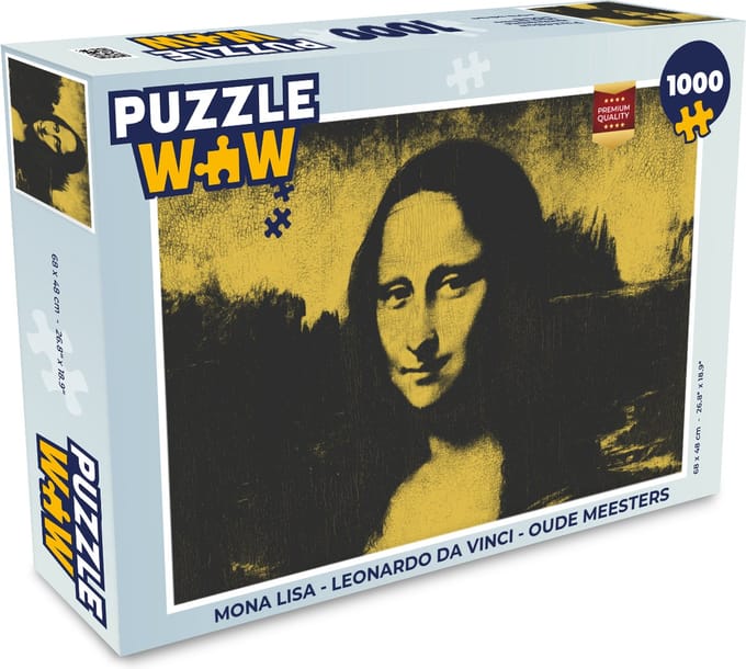 Puzzel Mona Lisa - Leonardo da Vinci - Oude meesters - Legpuzzel - Puzzel 1000 stukjes volwassenen
