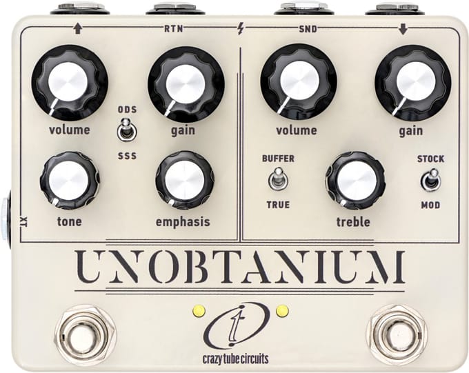 Crazy Tube Circuits Unobtanium - Dual overdrive - Grijs