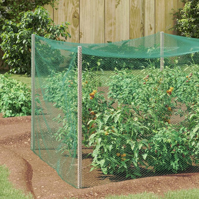 vidaXL - Vogeltprotectienet - Groen - 4 - x - 5 - m - Polyetheen