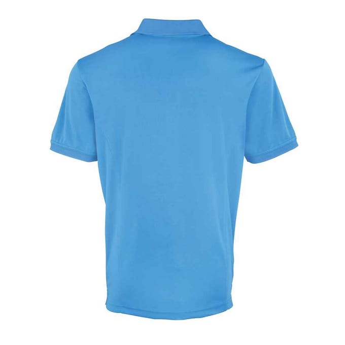 Premier Heren Coolchecker Pique Poloshirt (Saffierblauw)