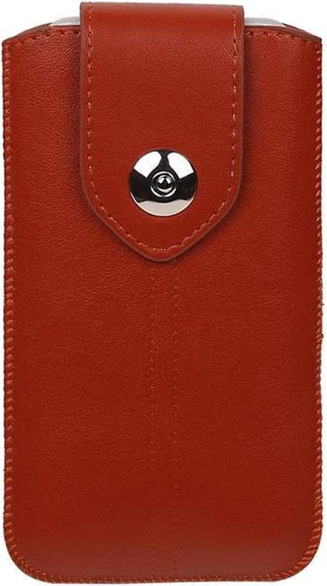Luxe Smartphone Pouch - Hoesje Geschikt voor iPhone 6 / S Bruin