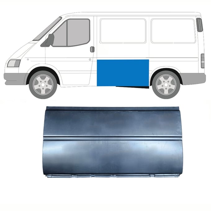 Reparatiepaneel zijpaneel voor Ford Transit 1986-2000 / Links