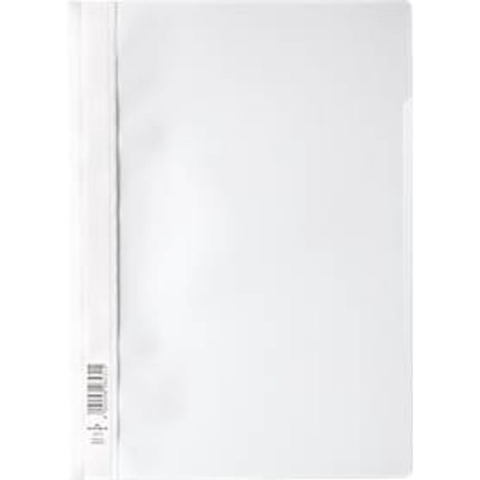 DURABLE snelhechtmap met snelhechter, A4, polypropeen, 50 st., wit