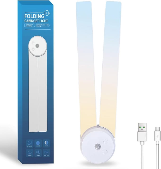 Dimbare LED Keukenkastlamp met Bewegingssensor en USB Oplaadfunctie