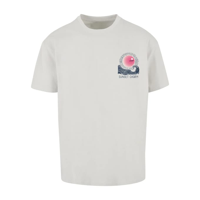 Oversized T-shirt Merchcode Sunset Charm