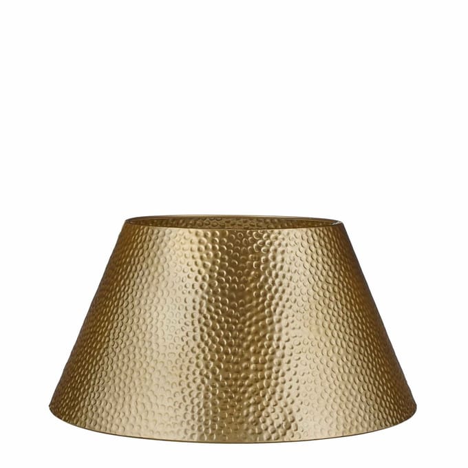 Mica Decorations Kerstboomrok L50 x B30 x H26 cm - Kerstboommand - Goud - Ijzer