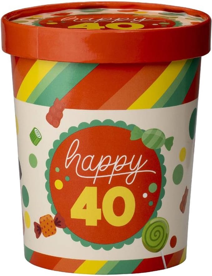 Candy bucket - 40 jaar