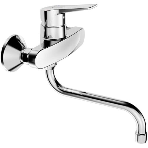 Hansatwist Single Sink Mixer with Swivel Spout