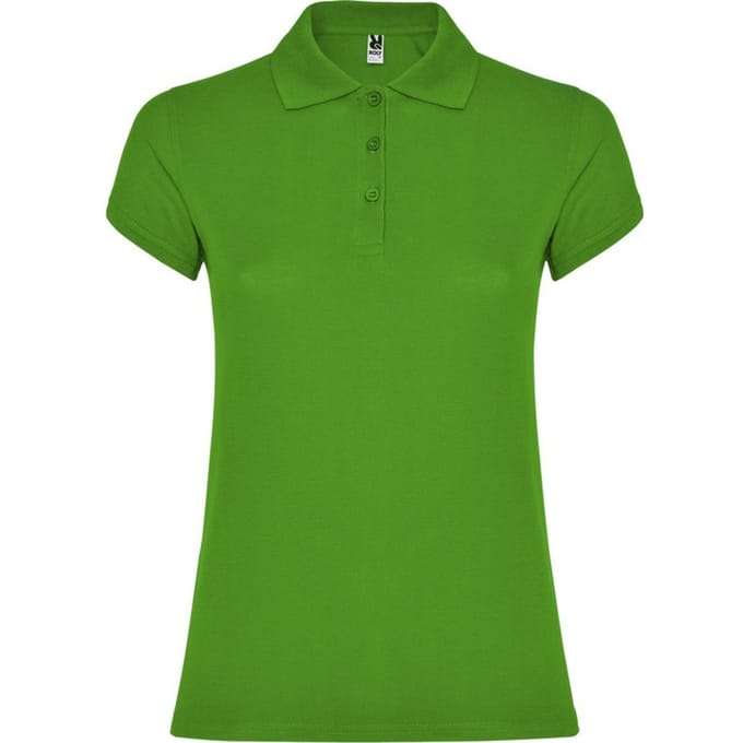 Roly Dames/Dames Ster Poloshirt (Grasgroen)