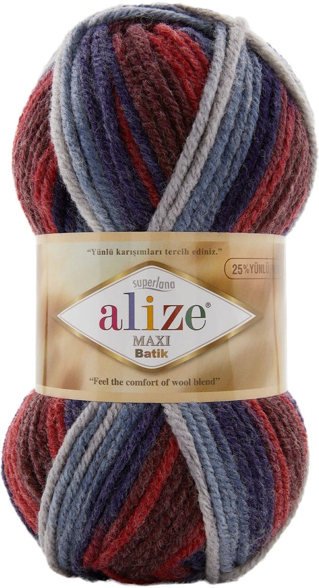 Alize Superlana Maxi Batik 8130 Pakket 5 Bollen
