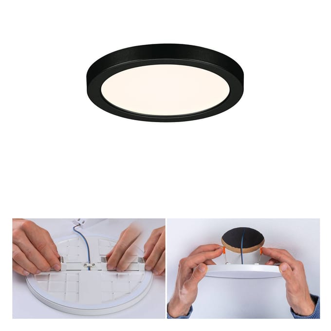 Paulmann 79960 Areo VariFit LED-inbouwlamp LED LED vast ingebouwd 6.5 W Zwart