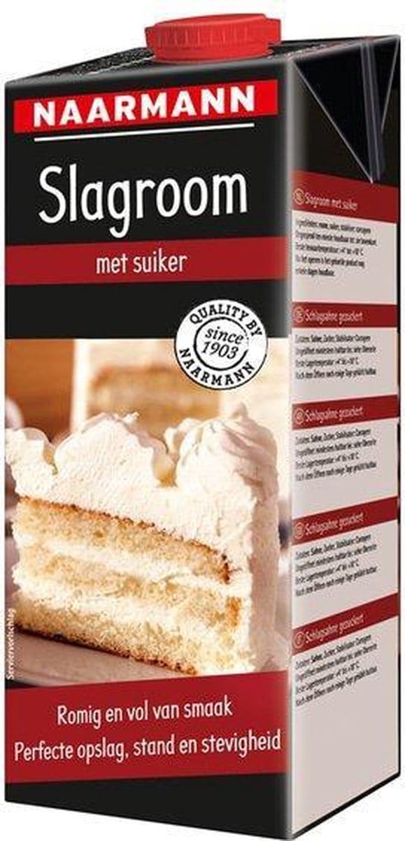 Naarmann Slagroom met suiker 32% - 1 liter