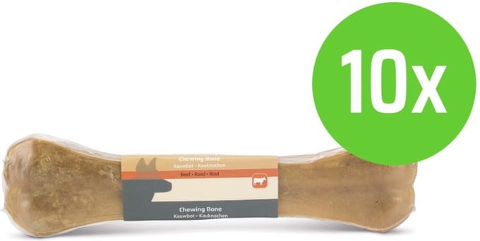 Beeztees Kauwbot - 26 cm - hondensnack - 200-220 gram - 10 Verpakkingen