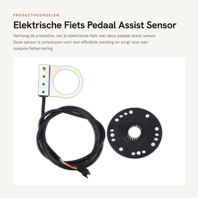 Dailygoods - Elektrische Fiets Pedaal Assist Sensor met 8 Magneten