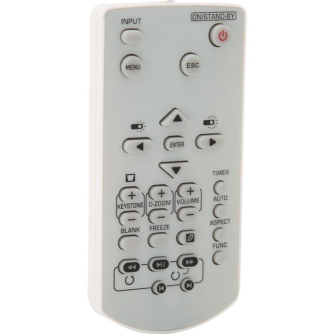 Télécommande de remplacement Applicable pour projecteur Casio XJV110 XJF10X XJF20XN XJF100W XJF200WN XJF210WN gray