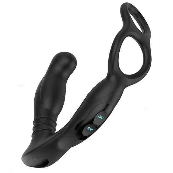 Nexus Simul8 Vibrating Dual Motor - Cock & Ball Toy - Zwart