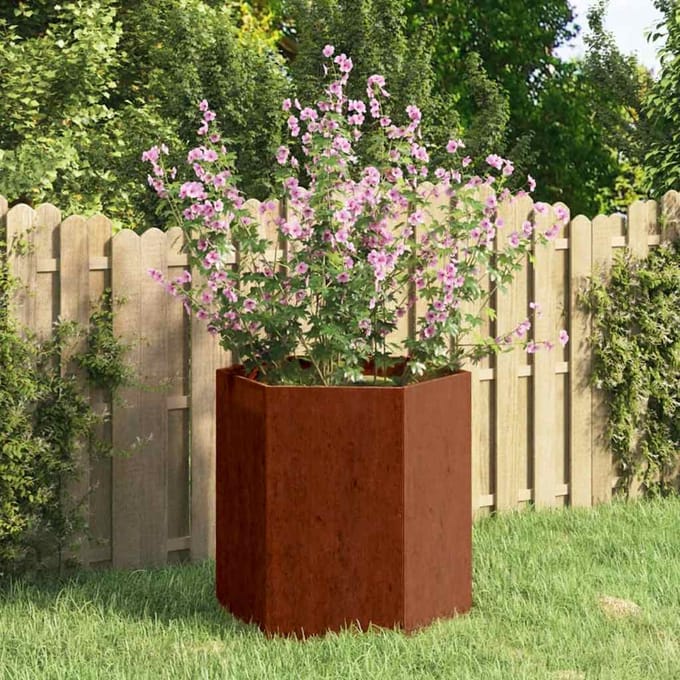 vidaXL - Plantenbak - roestig - 40x40x45 - cm - cortenstaal