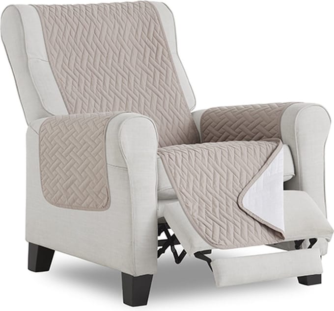 Waterproof Fauteuilbeschermer - urine bestendig - 55cm breed - Linnen