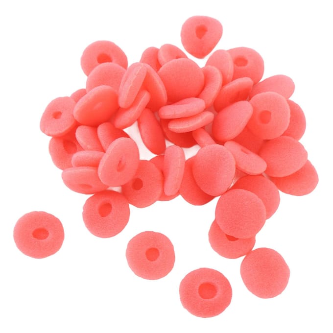 50 PIÈCES Embouts en Mousse 15mm Éponges de Rechange pour Écouteurs Coussinets Protecteurs pour MP3 MP4 rouge
